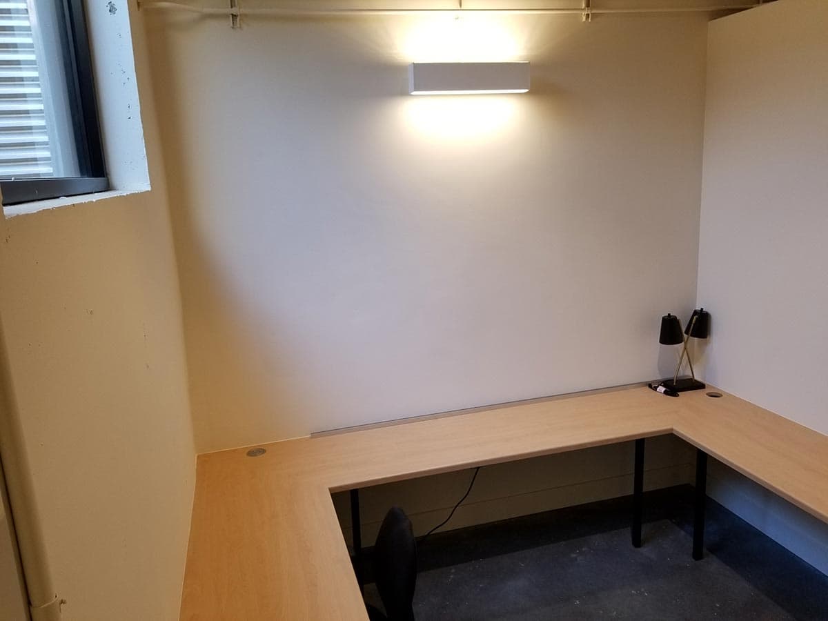 Empty Private Office With Window